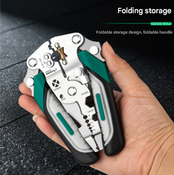 Multi-Function Wire Stripper and Crimper Pliers 210mm All-in-One Electrical Tool