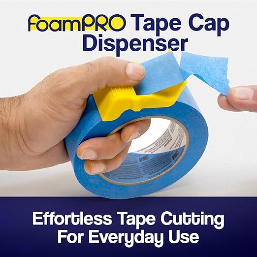 15 Pack Masking Tape Cutter Set (5 x 3 Sizes) Compact Clip-On Dispenser for 1", 1.5" & 2"