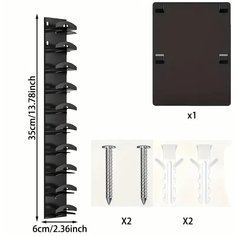 White Hat Organizer for Baseball Caps for Space-Saving Storage