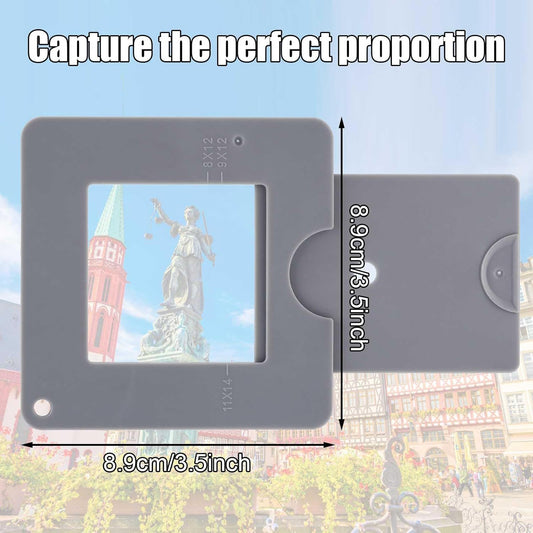 3-PCS Grey Portable Artist View Catcher Viewfinder Tool for Painting Composition
