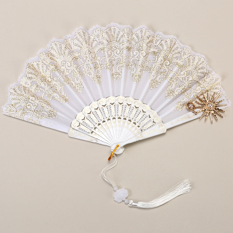 2 Pack White Sunflower with Gold Foil Embossing Vintage