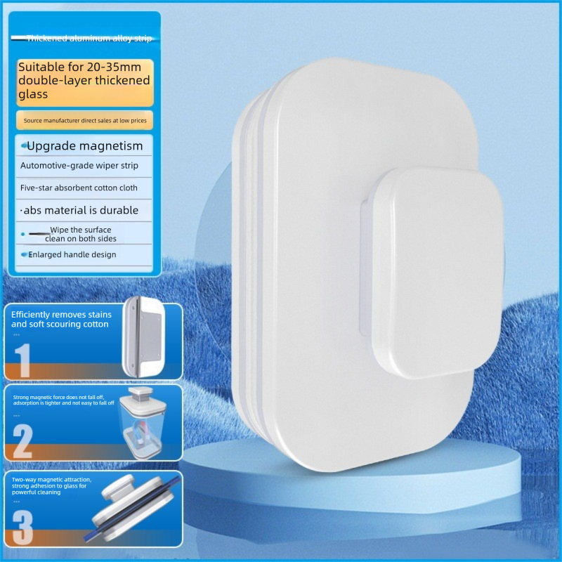 Magnetic Double Sided Window Cleaner for 18-30mm Double Glazed