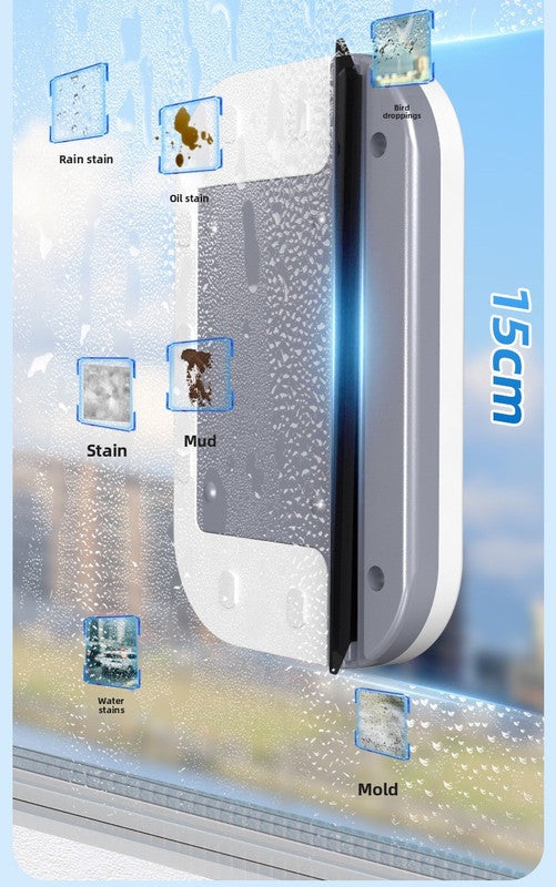 Magnetic Double Sided Window Cleaner for 18-30mm Double Glazed