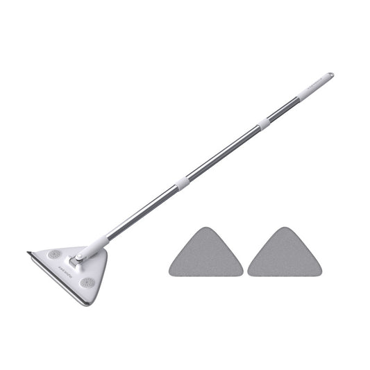 Adjustable Triangle Cleaning Mop 119cm Long Handle Window Squ