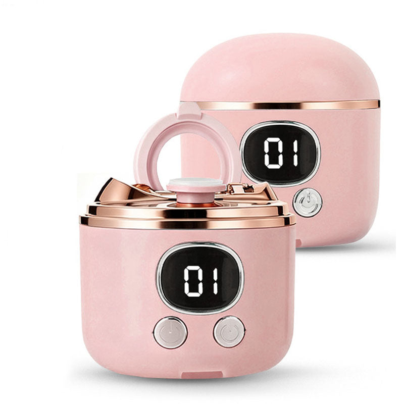 2-in-1 Electric Nail Clipper with Magnifying Glass & LED Light - Automatic Nail Trimmer