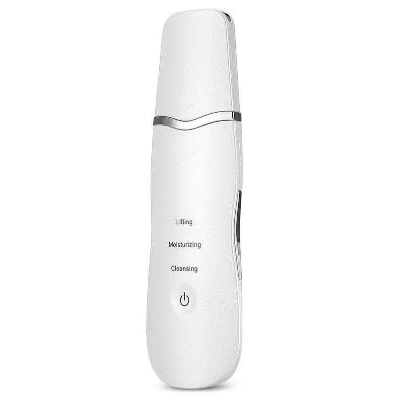 Ultrasonic Skin Scrubber Facial Spatula Blackhead Remover & Pore Cleaner with Ion EMS