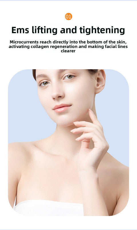 Ultrasonic Skin Scrubber Facial Spatula Blackhead Remover & Pore Cleaner with Ion EMS