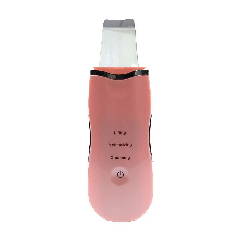 Ultrasonic Skin Scrubber Facial Spatula Blackhead Remover & Pore Cleaner with Ion EMS