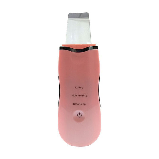 Ultrasonic Skin Scrubber Facial Spatula Blackhead Remover & Pore Cleaner with Ion EMS