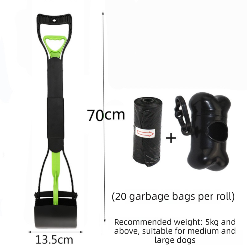 Extra Long 70cm Foldable Pet Pooper Scooper Heavy Duty Dog Waste Picker Jaw Clamp