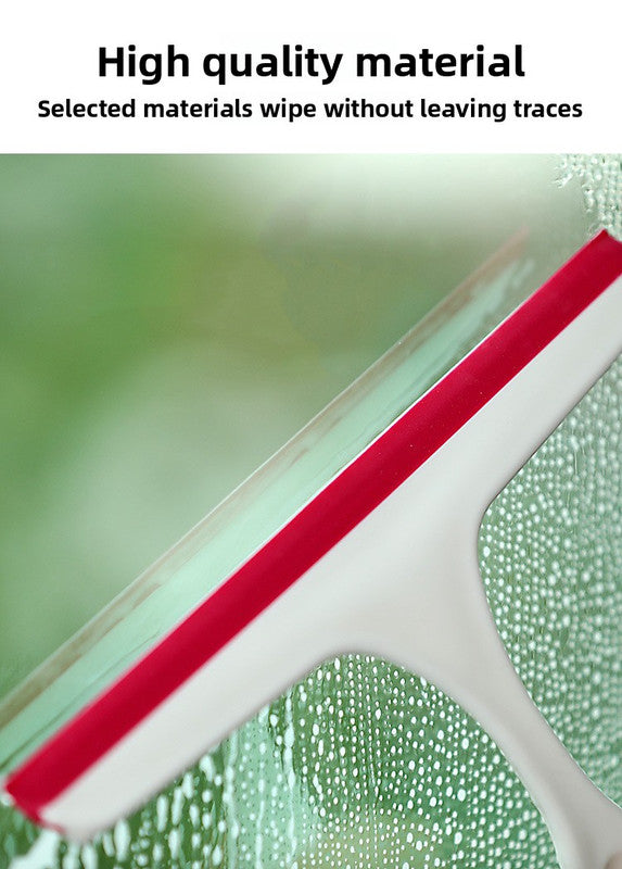 Window Squeegee Set Shower Glass Wiper Streak Free TPR Blade Multi Purpose Cleaning
