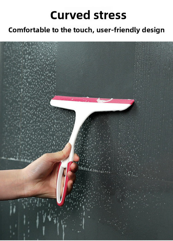 Window Squeegee Set Shower Glass Wiper Streak Free TPR Blade Multi Purpose Cleaning