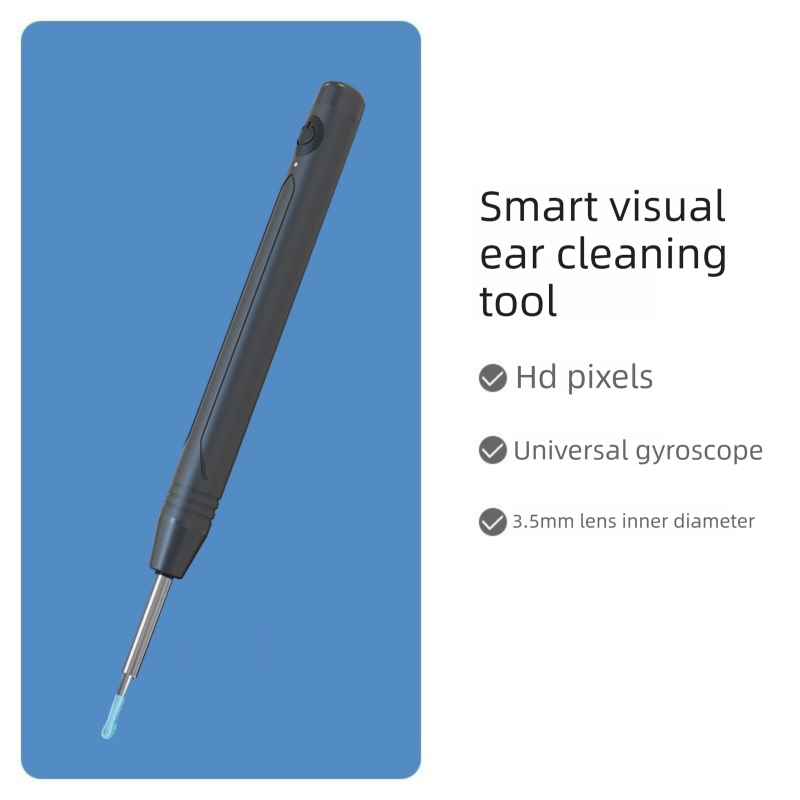 Smart Visual Ear Wax Removal Tool with HD Camera WiFi Wireless Otoscope