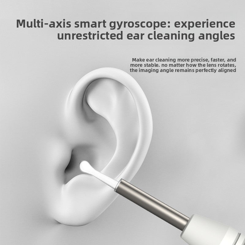 Smart Visual Ear Wax Removal Tool with HD Camera WiFi Wireless Otoscope