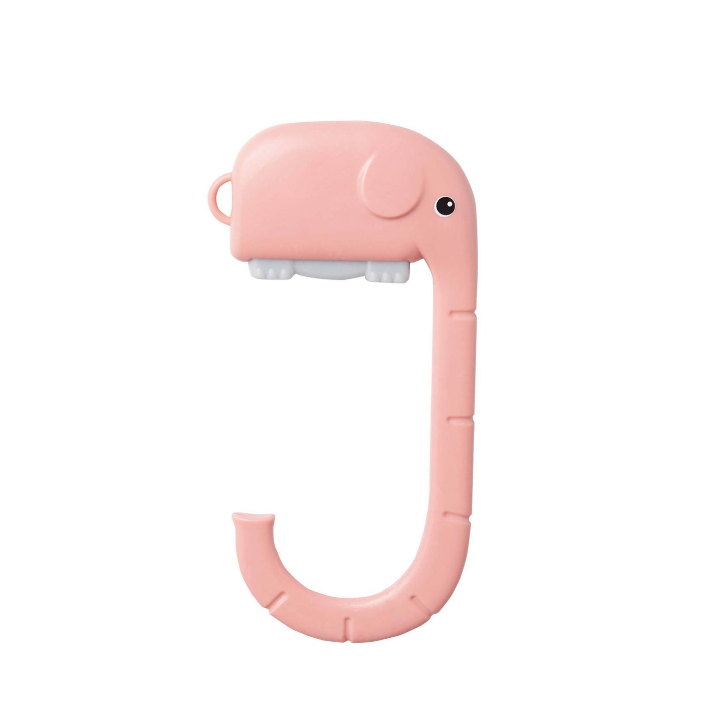 Cartoon Elephant Desk Side Bag Hook Pink Portable Adhesive Schoolbag