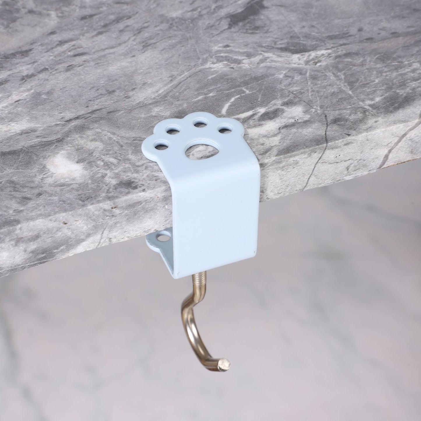 Macaron Paw Table Side Hook 2-Piece Set Adjustable Desk Hanging Clamp