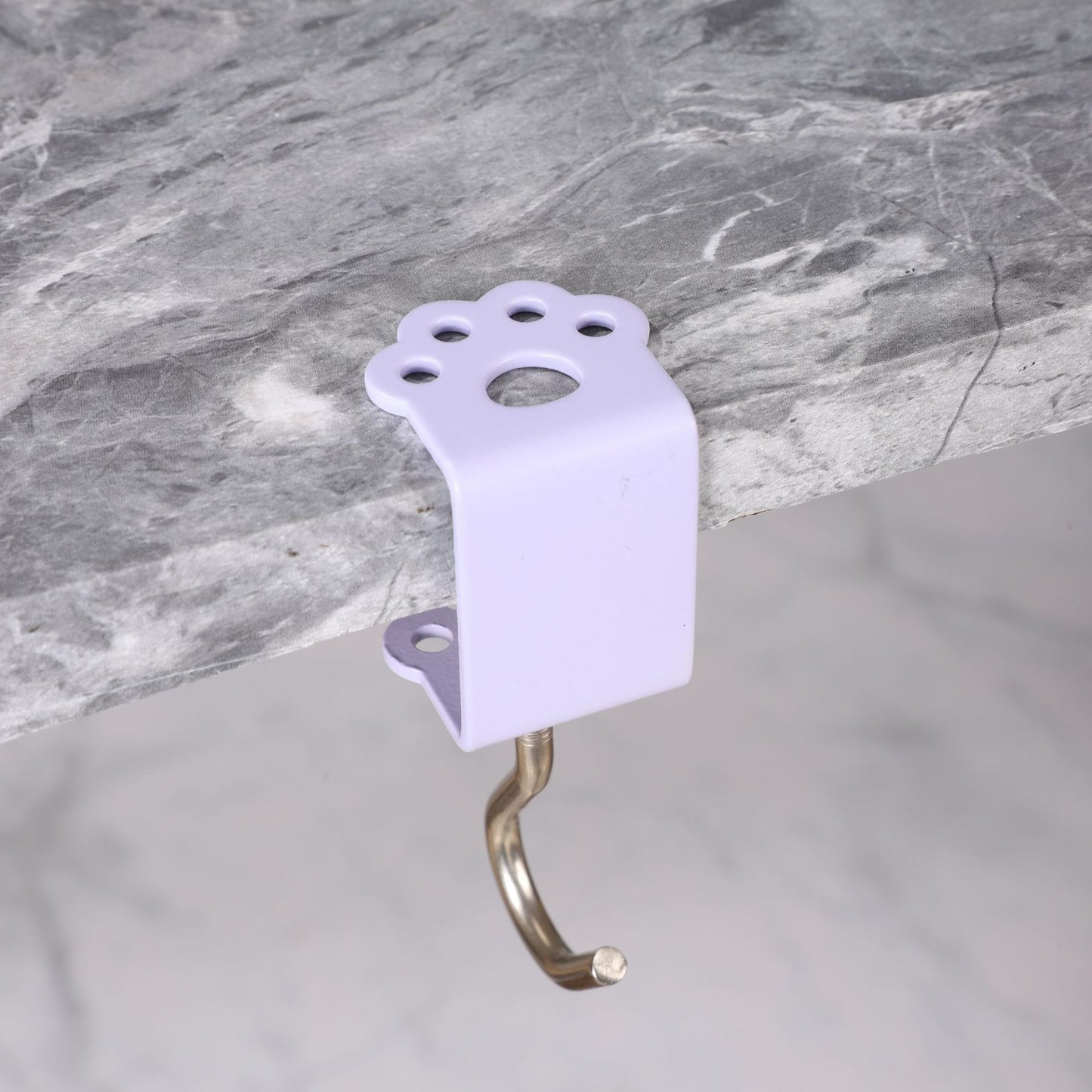 Macaron Paw Table Side Hook 2-Piece Set Adjustable Desk Hanging Clamp