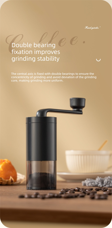 Manual Hand-Crank Coffee Grinder Precision Burr Mill