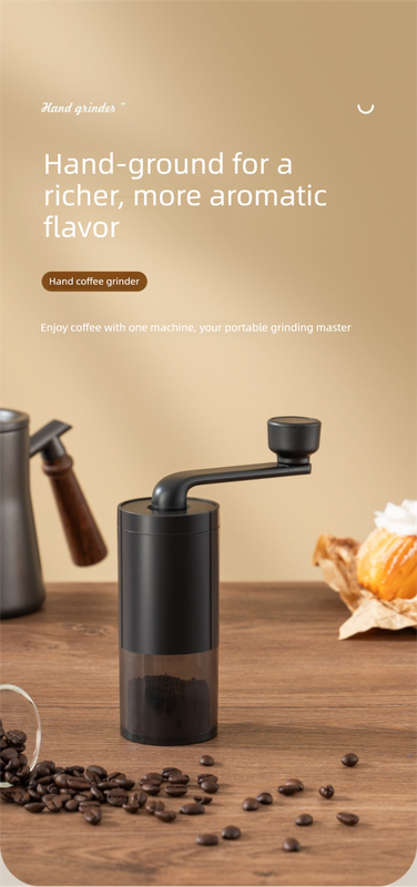 MDJ-22 Manual Hand-Crank Coffee Grinder Precision Burr Mill