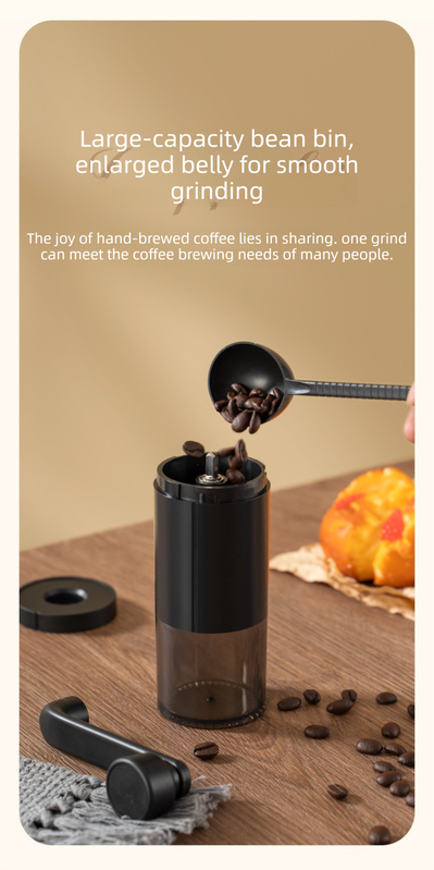 MDJ-22 Manual Hand-Crank Coffee Grinder Precision Burr Mill