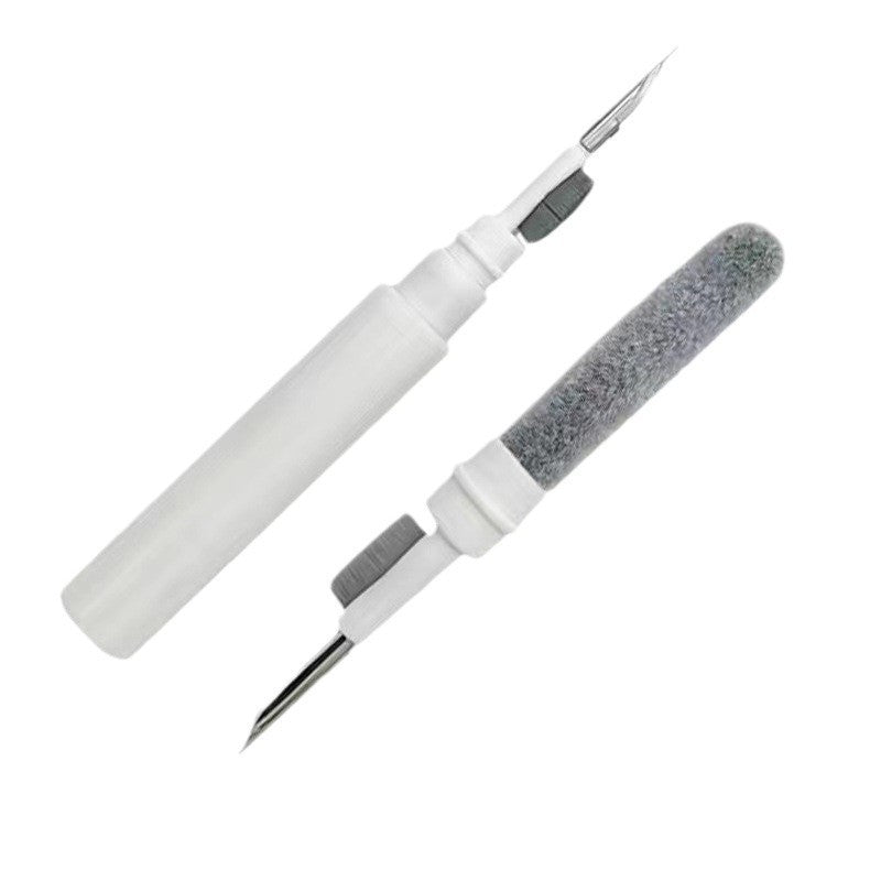 Black Bluetooth Earbuds Cleaning Pen (2-Pack) - Soft Brush & Metal Tip