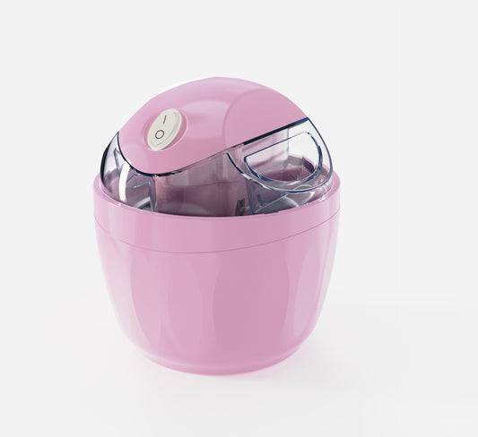 Pink 500ML Compact Electric Ice Cream Maker - Portable