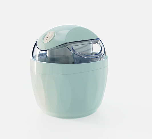 Blue 500ML Compact Electric Ice Cream Maker - Portable