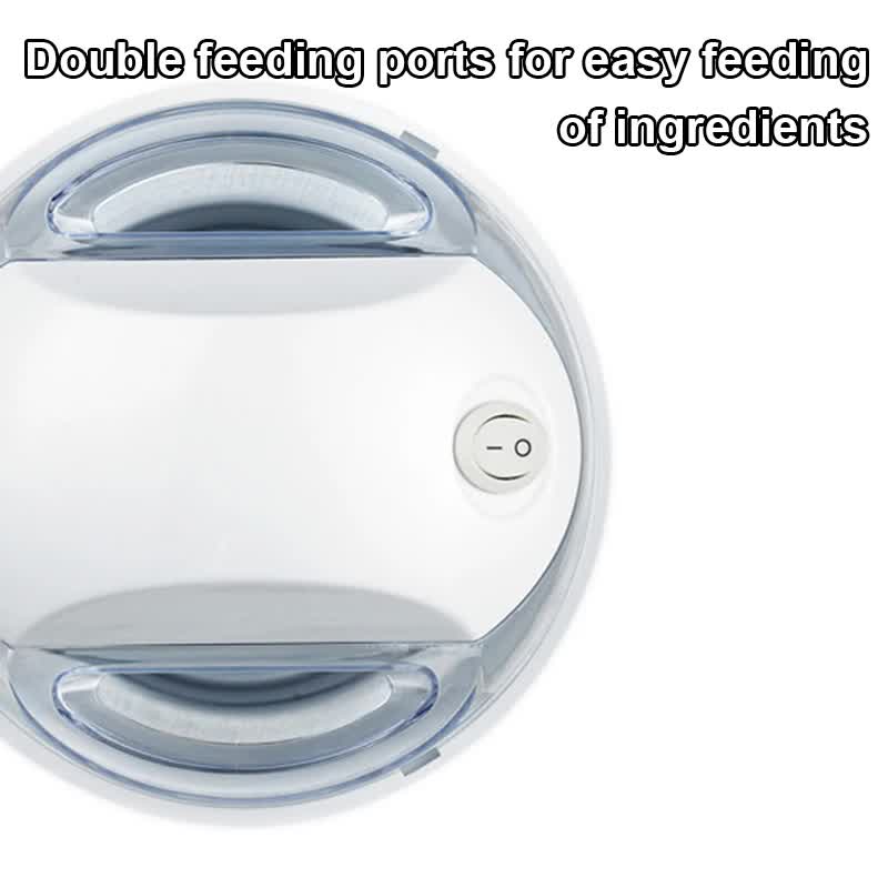 Blue 500ML Compact Electric Ice Cream Maker - Portable