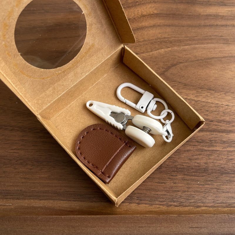 Coffee Ultra-Portable Mini Precision Scissors Set - Compact 7cm Craft