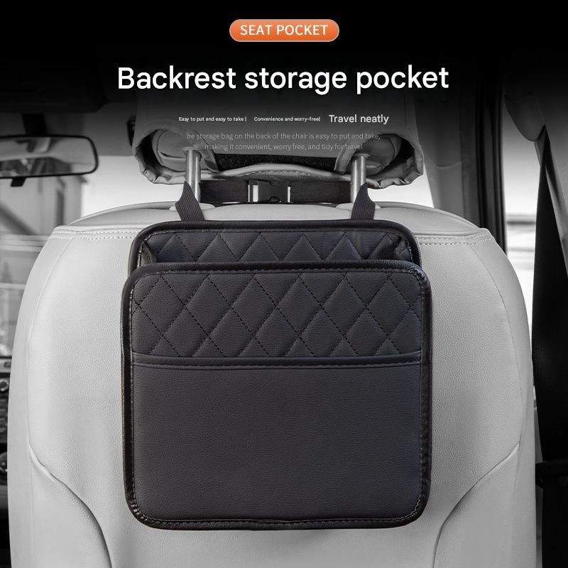 Car Seat Back Organizer Storage Bag Multi-Pocket Vehicle Seatback Holder
