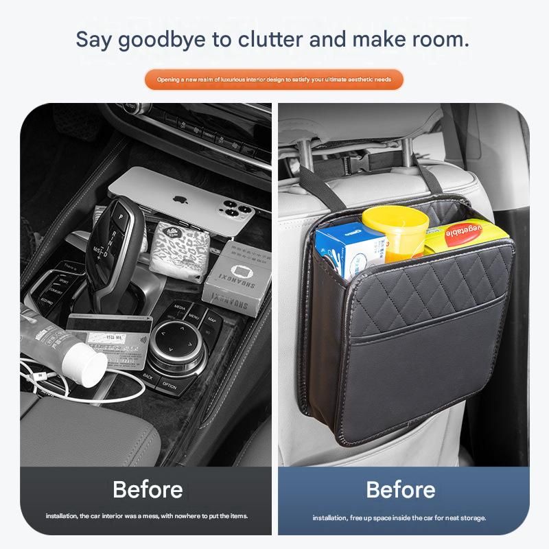 Car Seat Back Organizer Storage Bag Multi-Pocket Vehicle Seatback Holder
