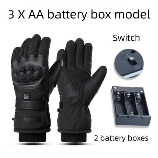 Winter 3 Level Intelligent Heated Gloves with Touchscreen Fingertip