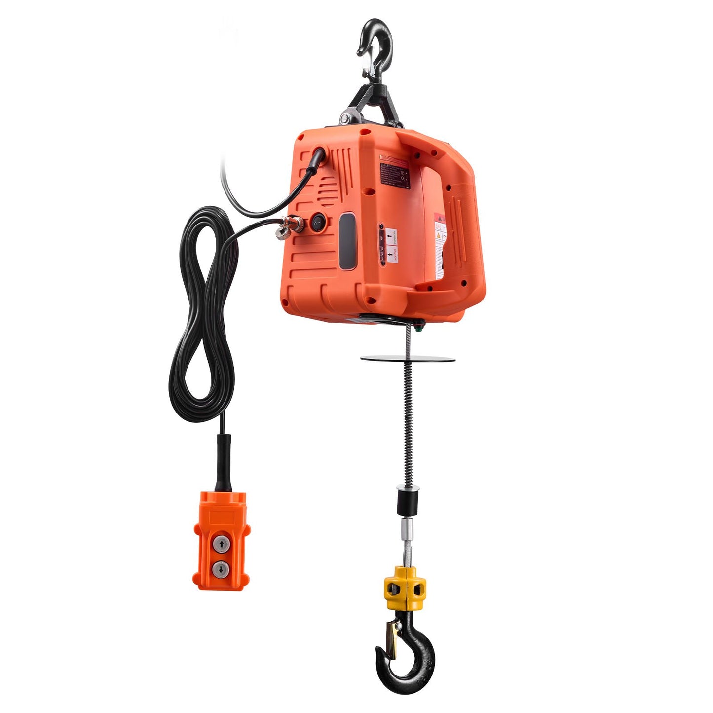 VEVOR 3-in-1 Electric Hoist Winch, 700 kg Capacity, 1500W