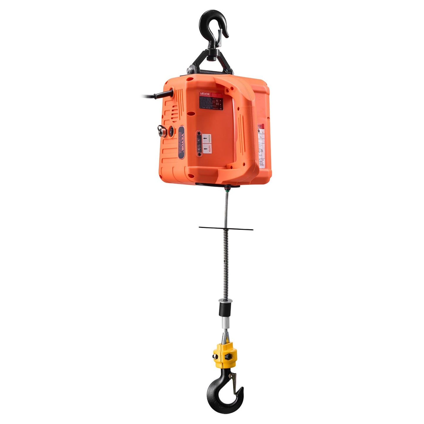 VEVOR 3-in-1 Electric Hoist Winch, 700 kg Capacity, 1500W