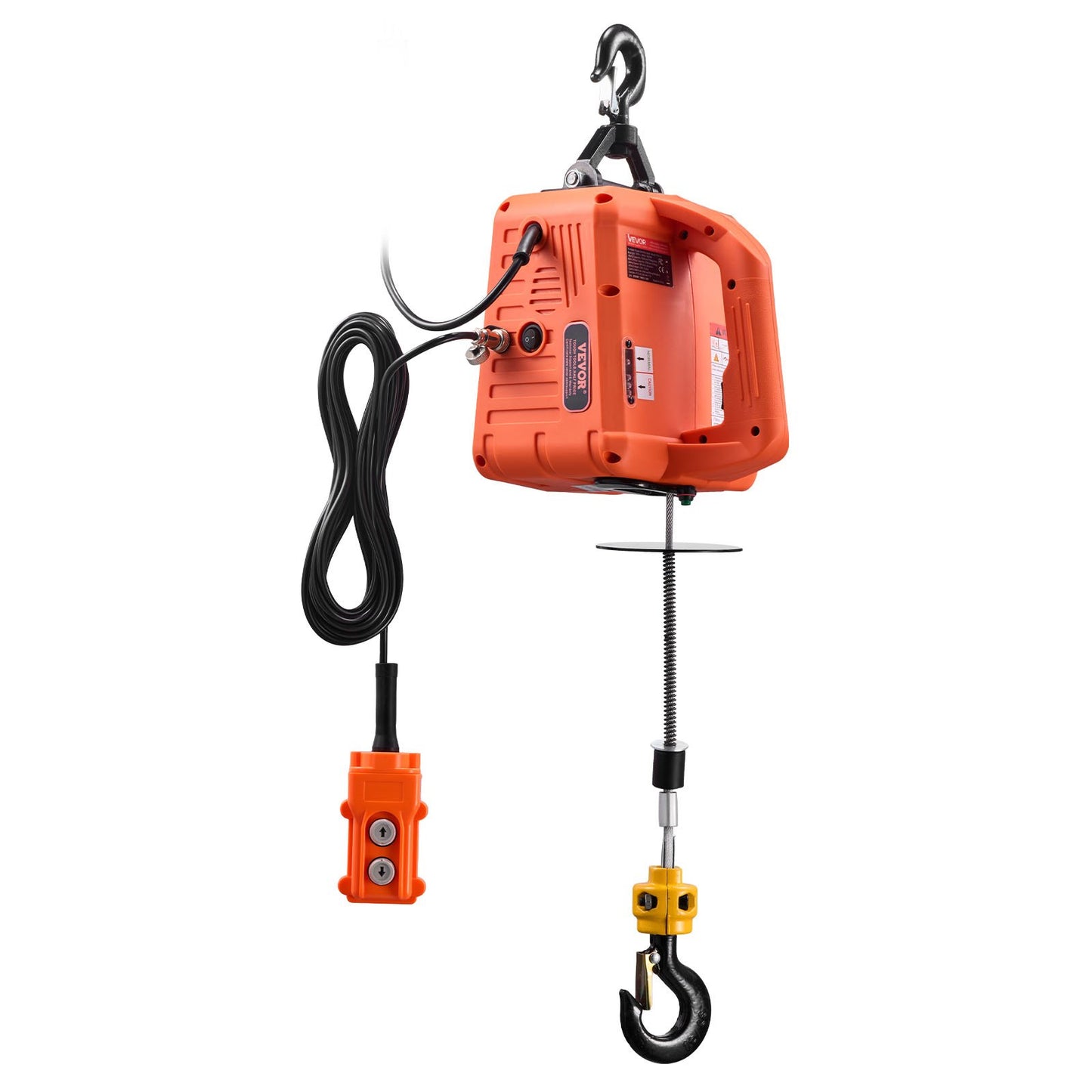 VEVOR 3-in-1 Electric Hoist Winch, 700 kg Capacity, 1500W