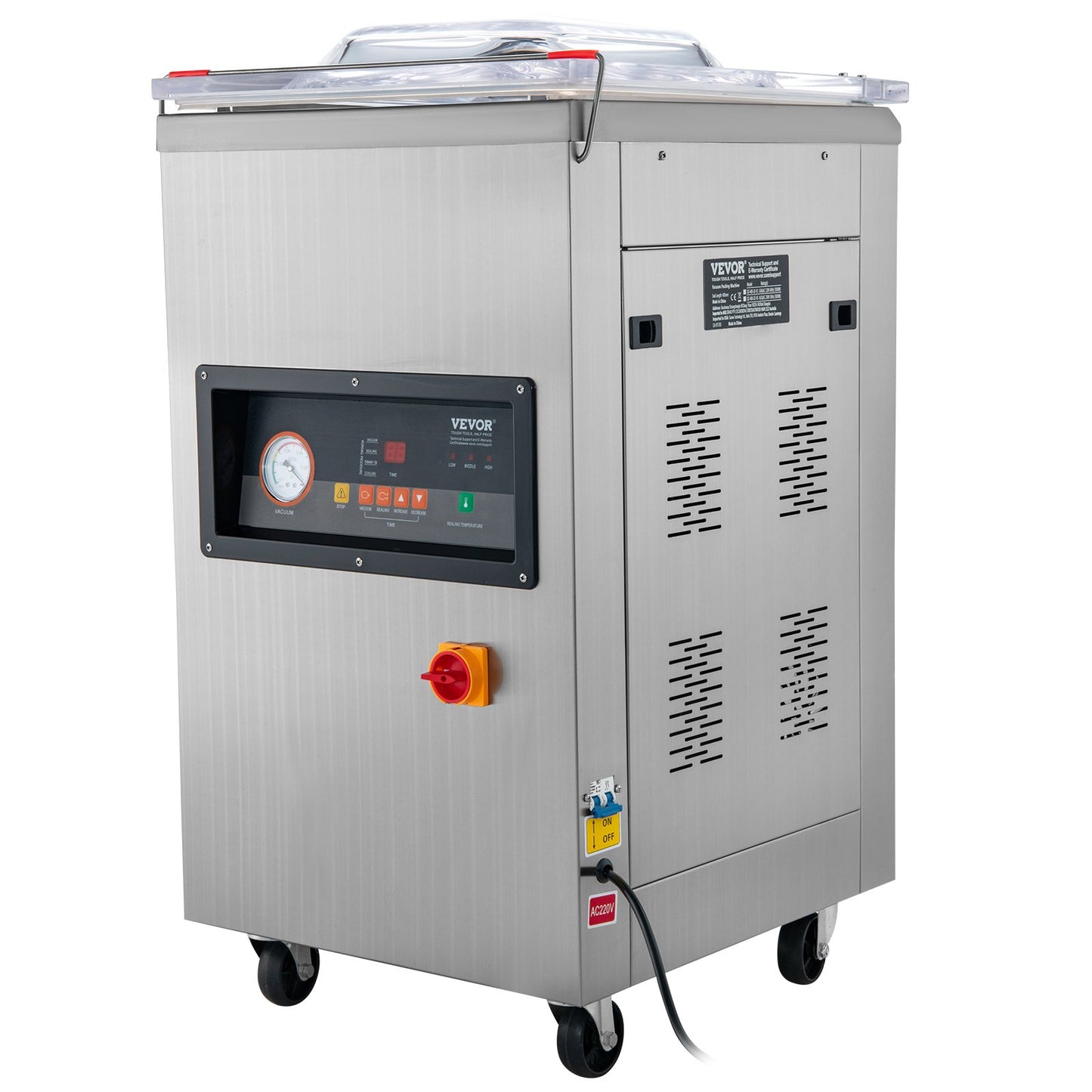 Vevor DZ-400/2E Automatic Extra Deep Food Vacuum Sealing Packing Machine 220V