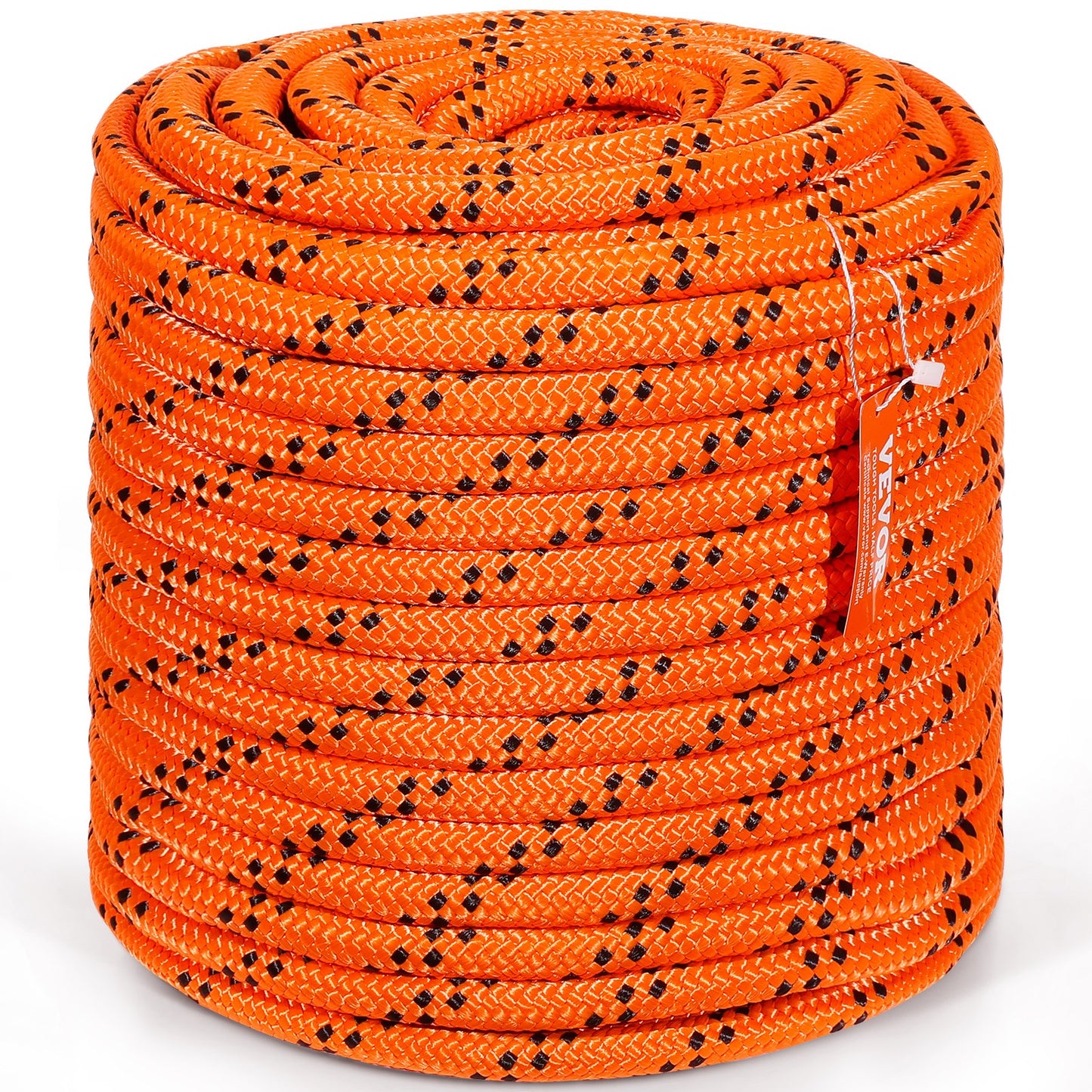 VEVOR Double Braided Polyester Rope, 19 mm x 67.06 m, 24 Strands