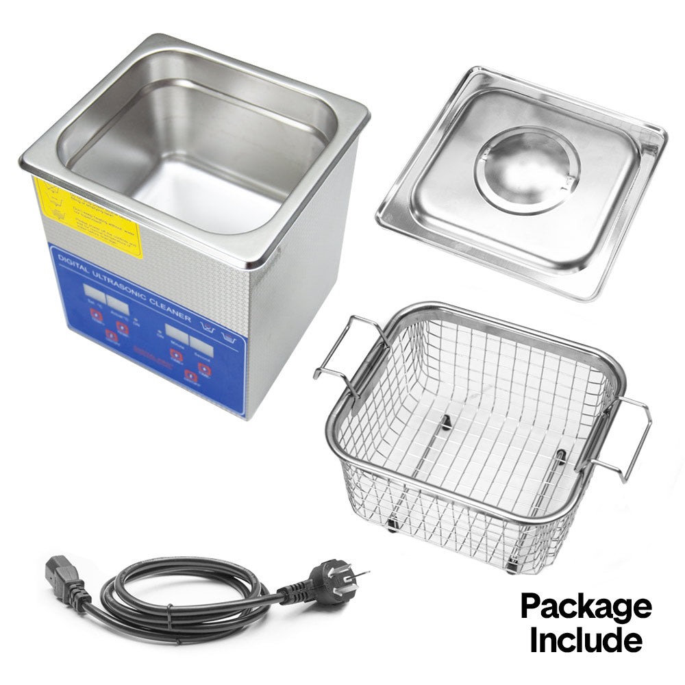 2L Ultrasonic Cleaner Lab-Grade Stainless Steel Ultrasonic Cleaning Machine