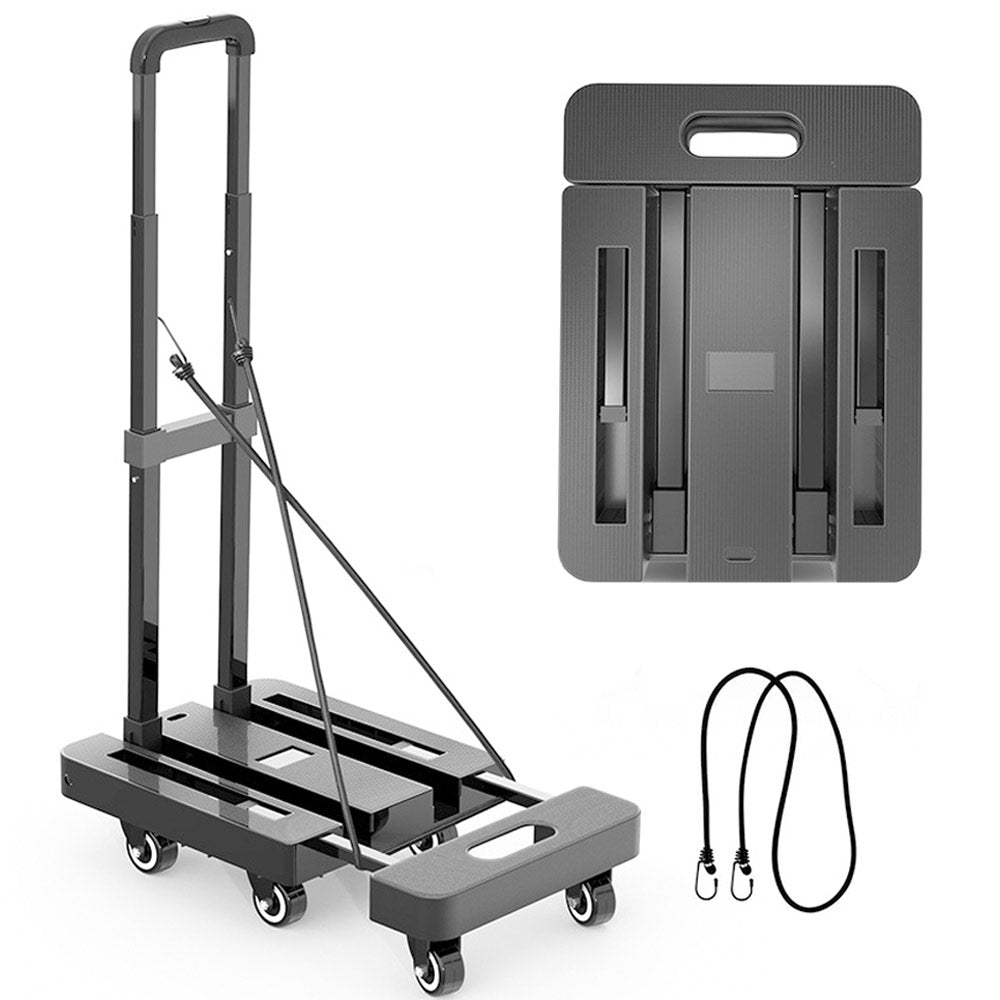 6-Wheel Folding Hand Truck Heavy Duty 227kg Capacity