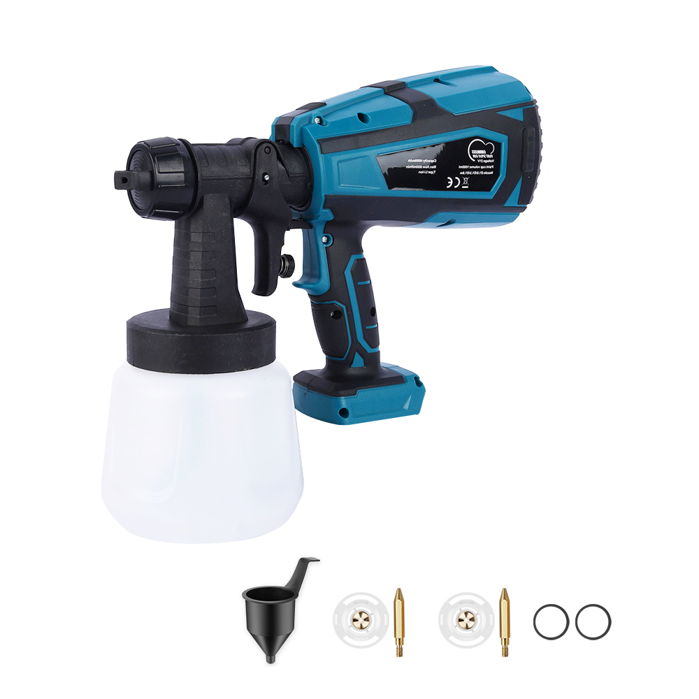 1400ml Cordless High Pressure Spray Gun Flow Adjustable Spray Gun