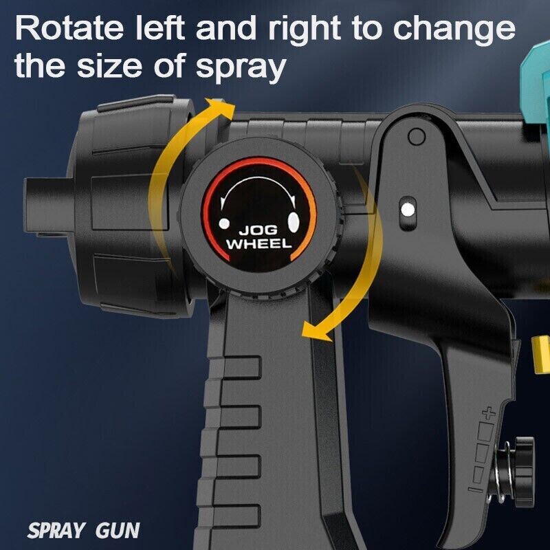 1400ml Cordless High Pressure Spray Gun Flow Adjustable Spray Gun