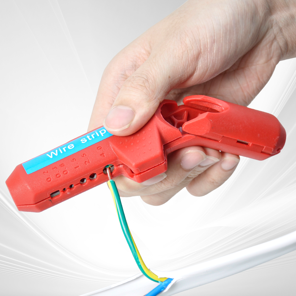 Wire Stripper Ergonomic Curved Handle Cable Stripping Splitting Cut Tool