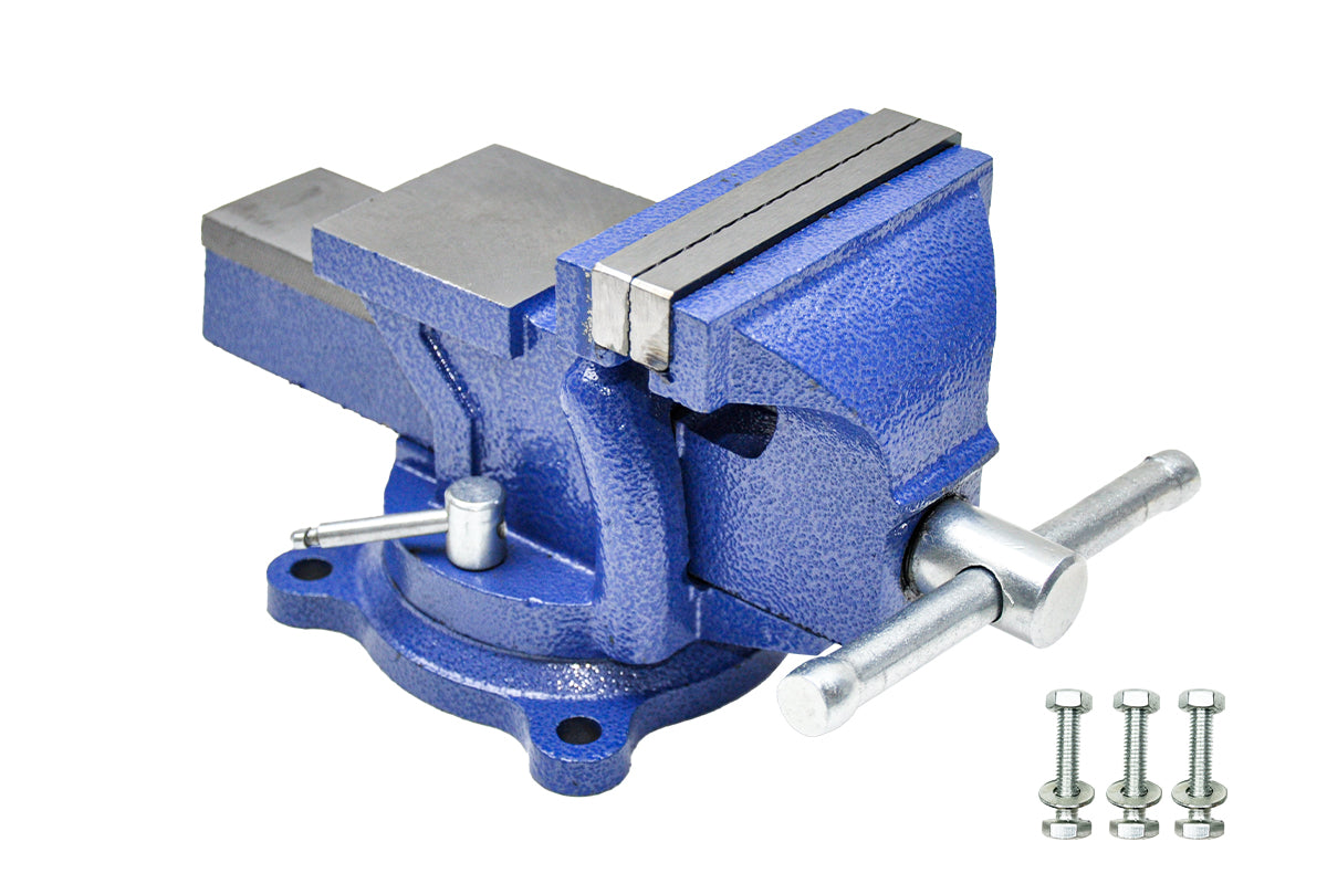 Heavy Duty 4" Bench Vice Table-Top Clamp Vise with Anvil Swivel Base
