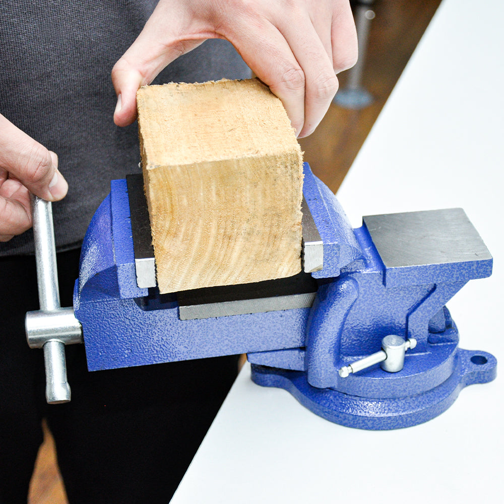 Heavy Duty 4" Bench Vice Table-Top Clamp Vise with Anvil Swivel Base