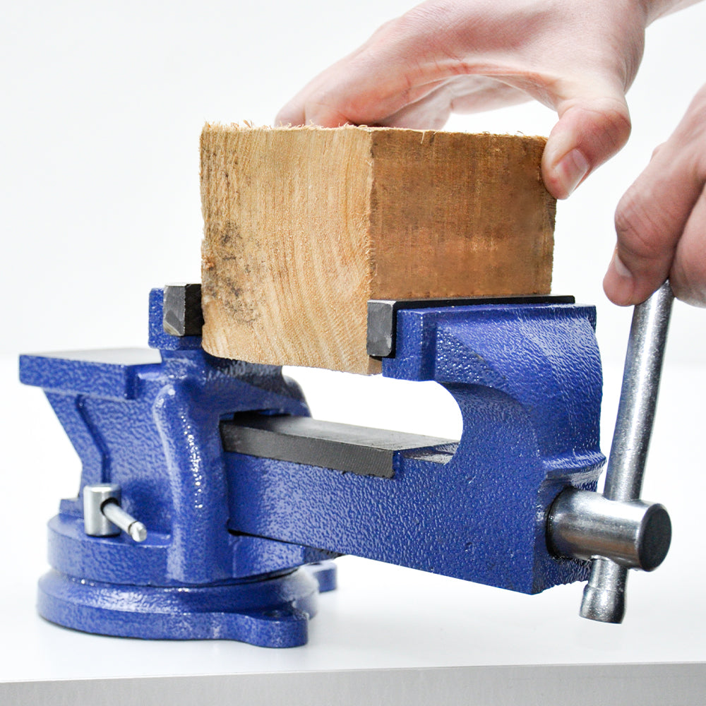 Heavy Duty 4" Bench Vice Table-Top Clamp Vise with Anvil Swivel Base