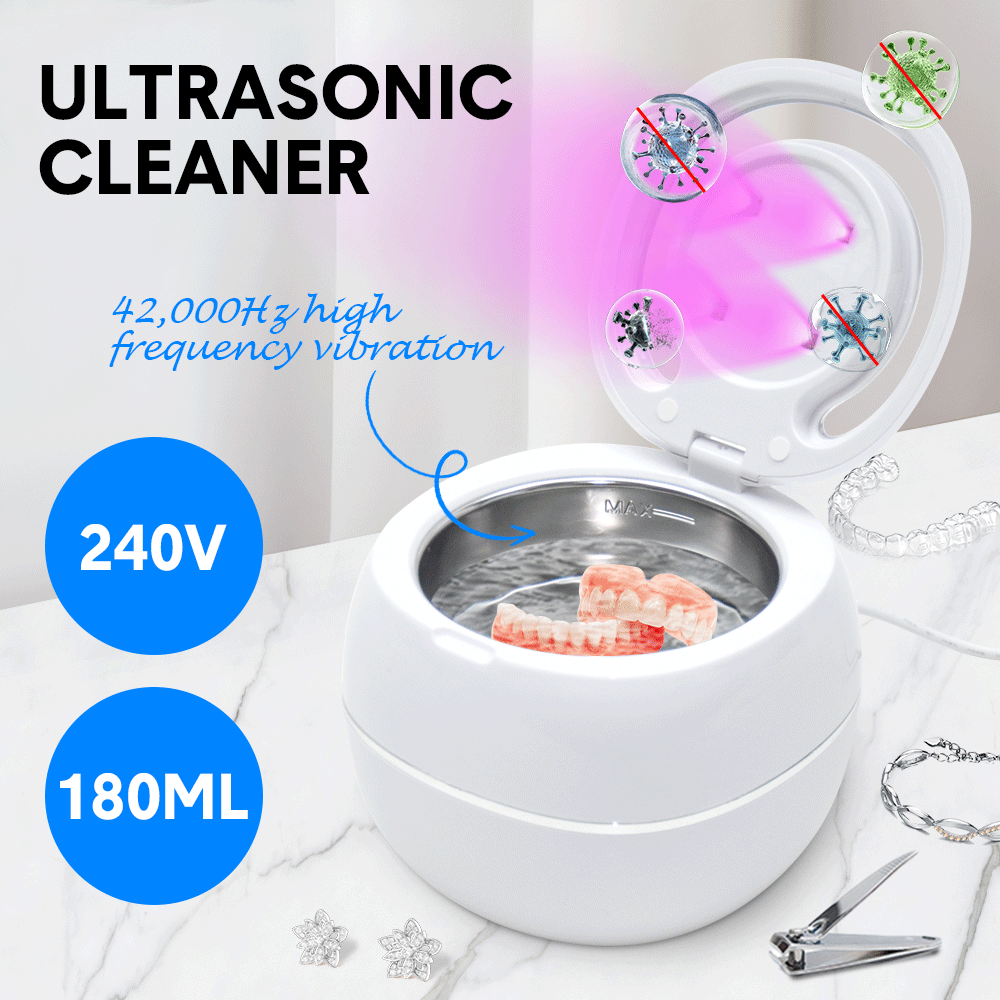 Ultrasonic UV Cleaner Portable 42khz Dual Mode Cleaner