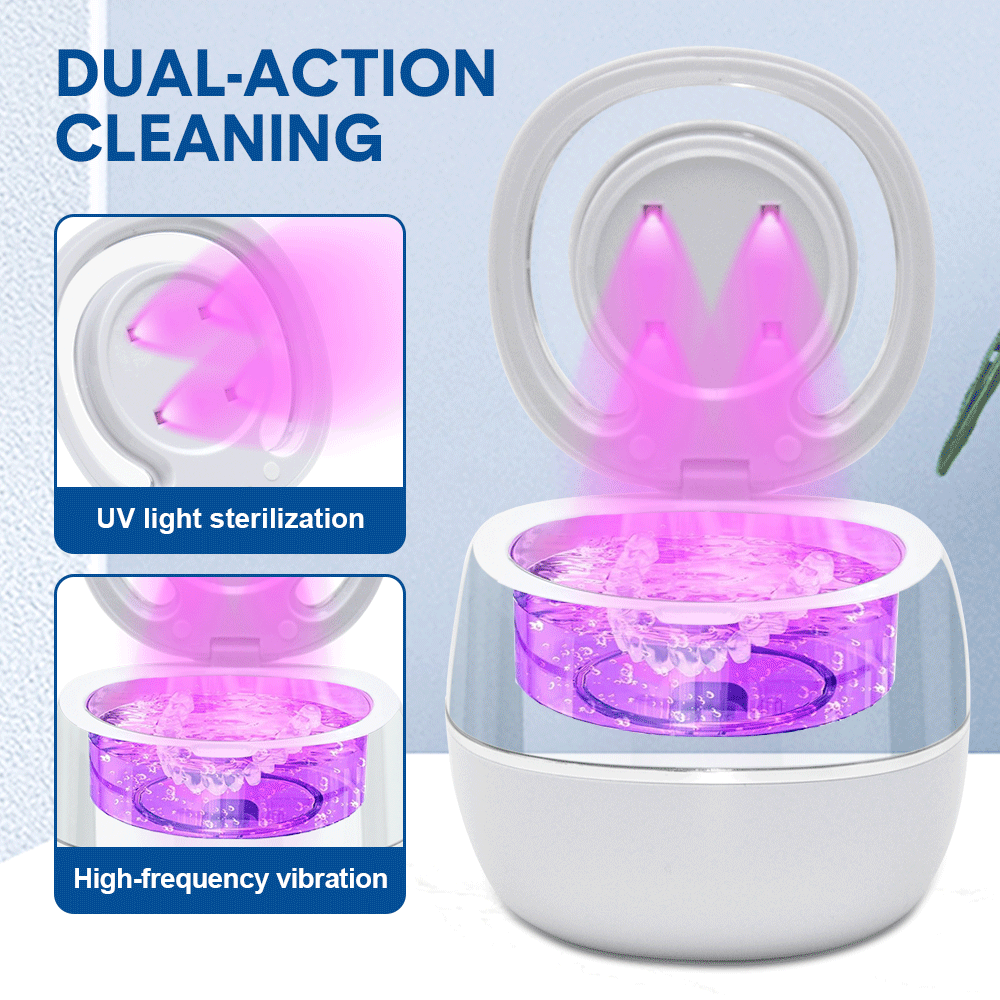 Ultrasonic UV Cleaner Portable 42khz Dual Mode Cleaner