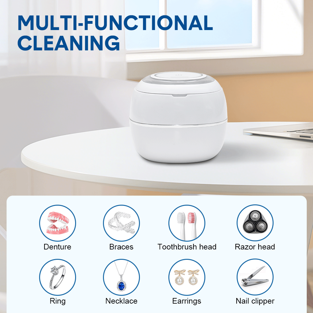 Ultrasonic UV Cleaner Portable 42khz Dual Mode Cleaner